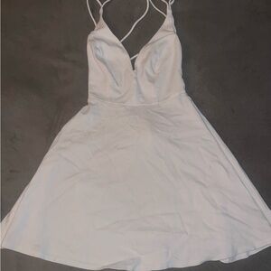 White Strappy A-Line Women’s Dress Size Small